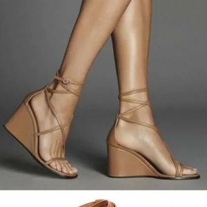 Tamara Mellon Shadow75 - Nappa Wedge sandal size 35
